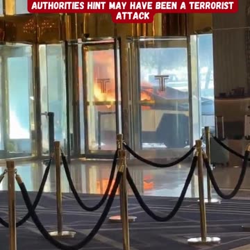 Tesla cybertruck bursts into flames outside Trump hotel