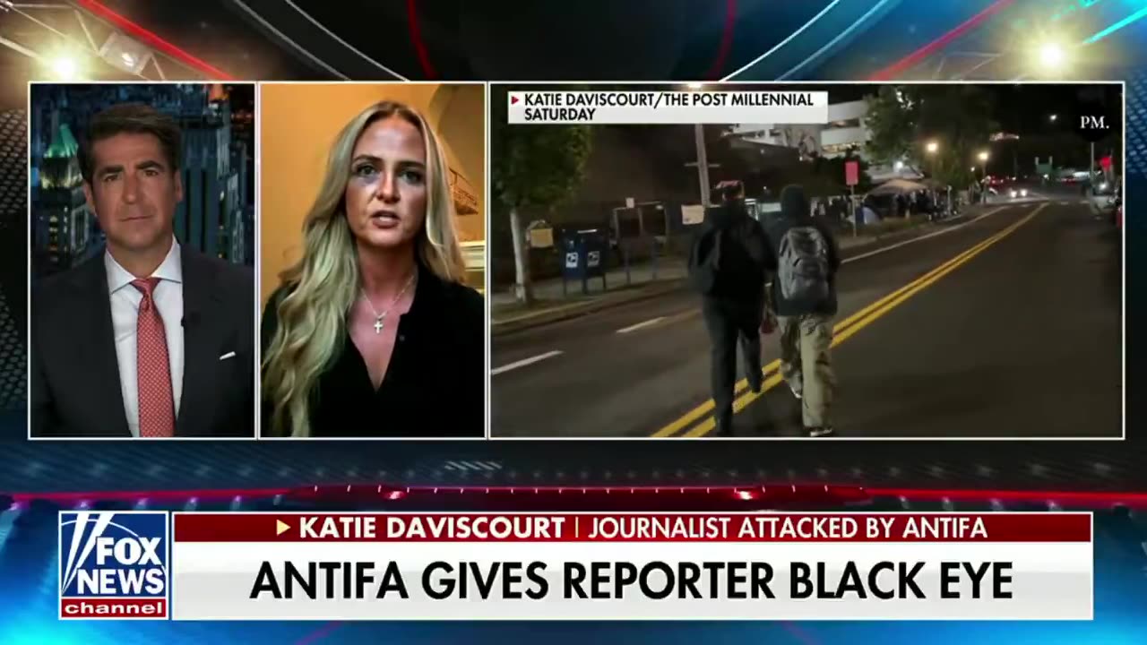 Katie Daviscourt says Portland officials are Antifa