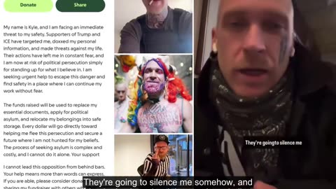 BREAKING - The cross-dressing Antifa general of Minneapolis, Kyle Wagner - running from the law