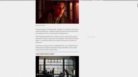 Vampire: The Masquerade Bloodlines 2 Sales Flopped!