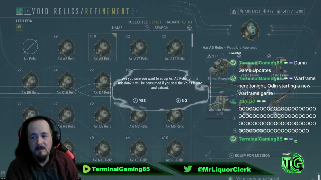 Terminal Gaming - Change Of Plans Tenno