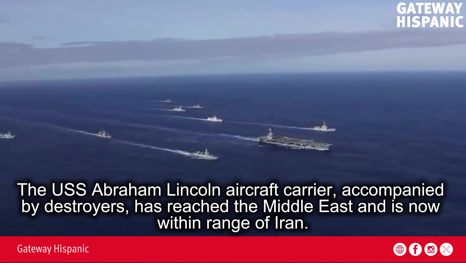 USS Abraham Lincoln Carrier Reaches Middle East, Within Range of Iran (VIDEO)