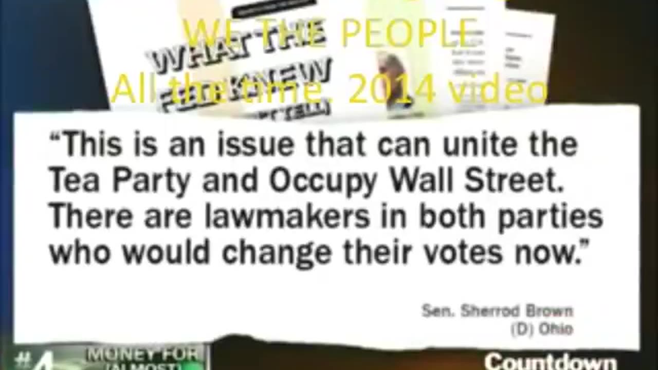 RICK MIRACLE VIDEO LIBRARY #703, 2014 video, Rise of a New World Order - Collapsing Freedom