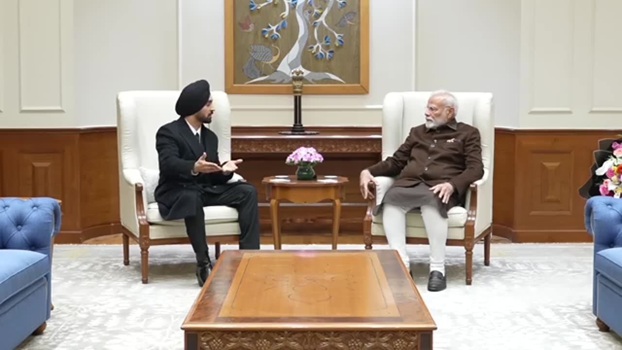 Diljit Dosanjh Meets PM Modi: 2025's First Big Collab!