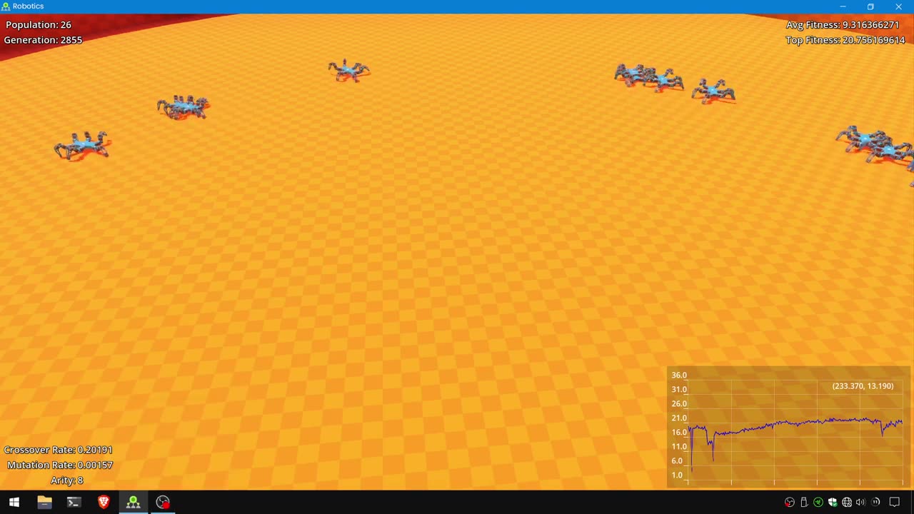 Evolving Hexapods with Evolutionary Programming – Mind-Blowing Results!