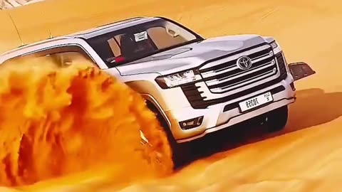 Toyota Land Cruiser LC300 2024 Stuck in Dubai Desert Safari Tour 🏜️🚗 – Habibi Came to the Rescue!