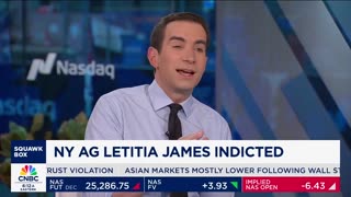 'Now You're Saying That': Sparks Fly Between CNBC Hosts Over Letitia James Indictment