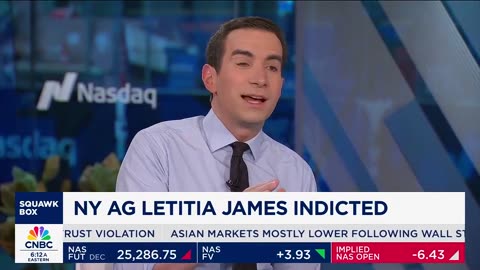 'Now You're Saying That': Sparks Fly Between CNBC Hosts Over Letitia James Indictment