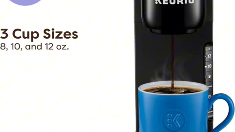 Single Serve Coffee Maker – Strong Brew Option, 42oz Reservoir, Sleek Design for Holiday Hosting