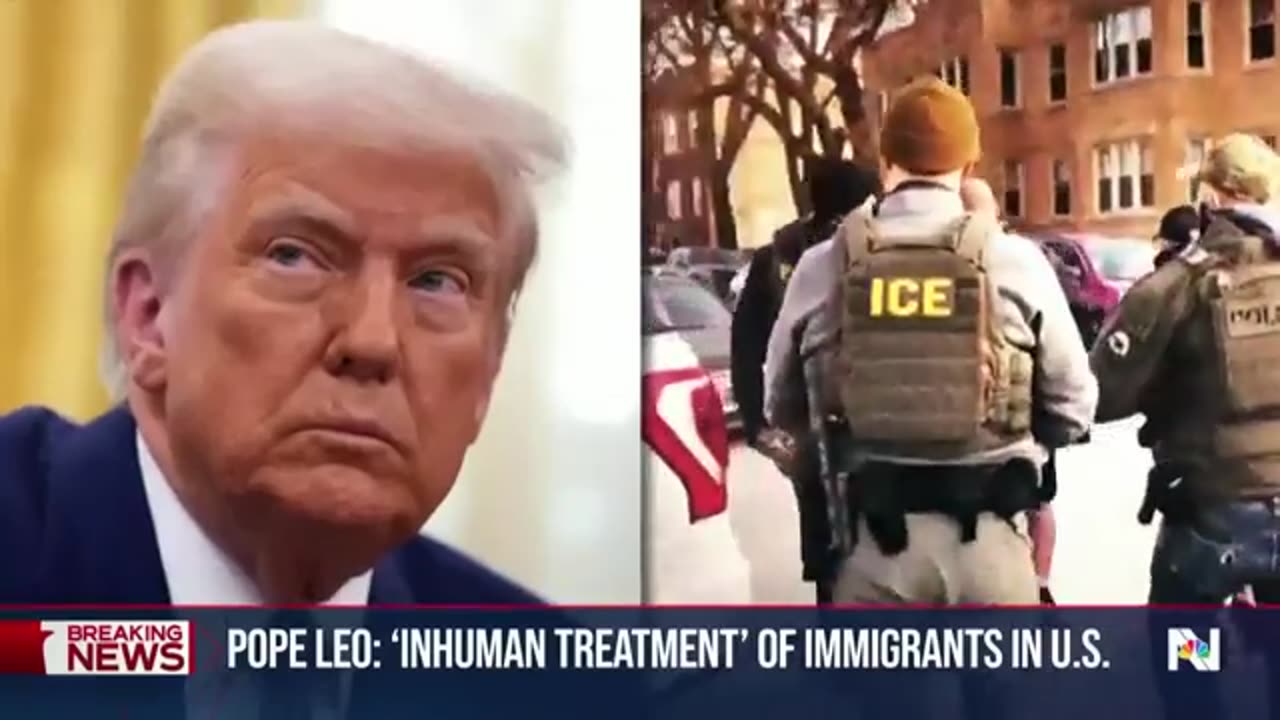 Pope Leo: ‘Inhuman treatment’ of immigrants in U.S.