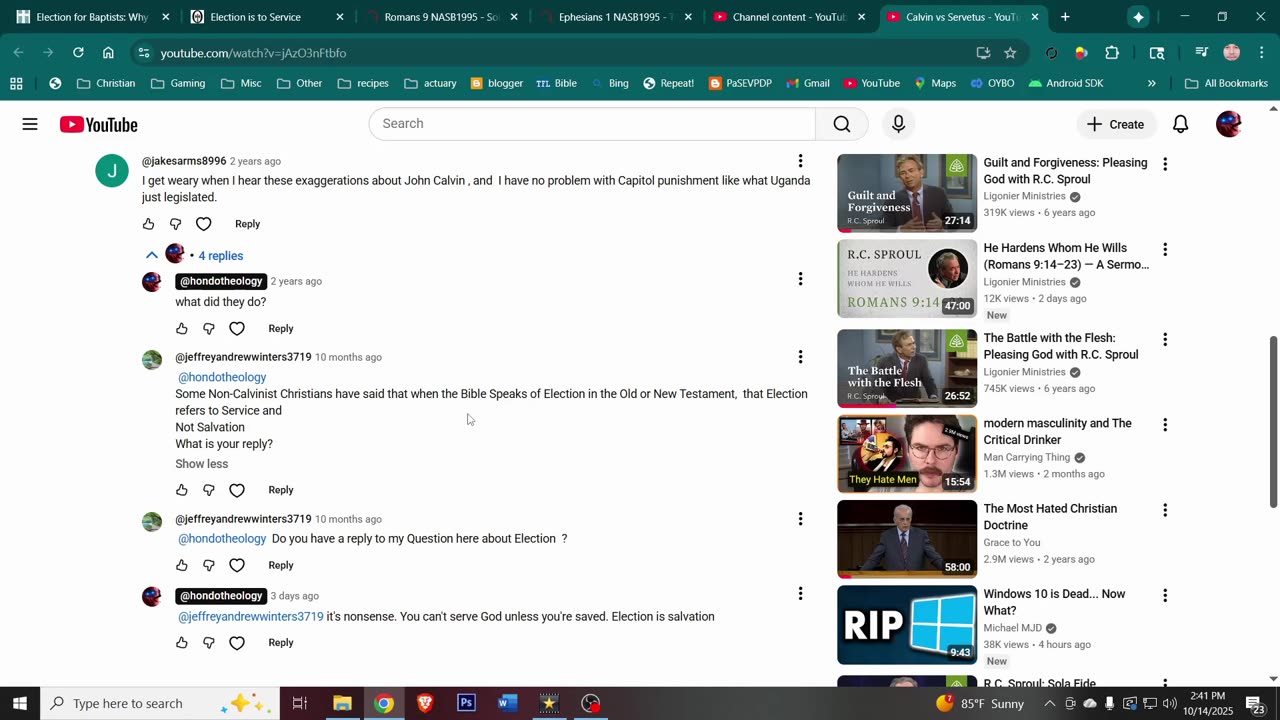 dumb anticalvinist objection: election is absolutely to salvation