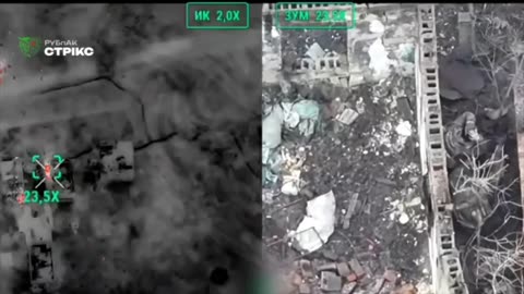 Chaos Erupts When Large Group of Russian Soldiers Come Under Fire