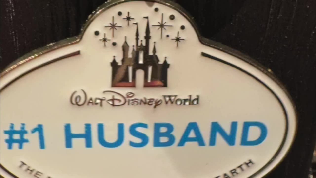 Disney Parks Cast Member Badge Keychain #1 Husband #shorts