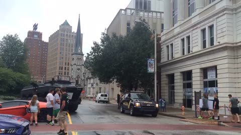 GPV Colonel Leaving Harrisburg PA in front of the Capital