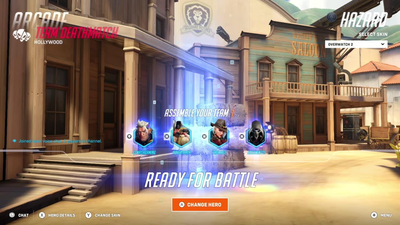 #OverWatch2 Deathmatch Round Two: Hollywood (Hazard)