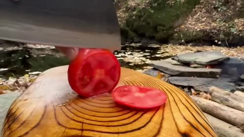 Doğal Taş Ocakta Palamut Izgara 🐟 cooking grilled bonito on a natural stone stove