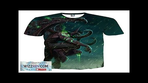 World of Warcraft Illidan The Betrayer Hunter Game T-Shirt Review