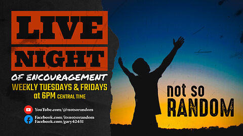 LIVE • LIVE • Night of Encouragement • Chat LIVE with US! Friday, Oct 24th
