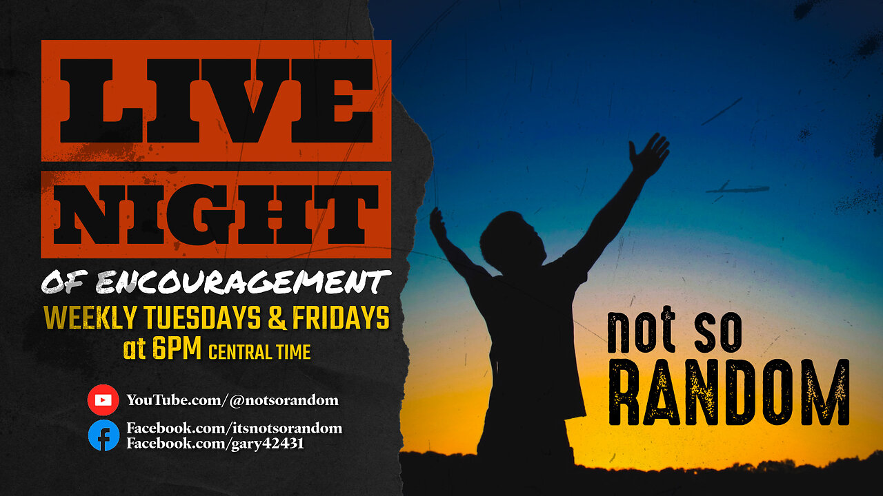 LIVE • LIVE • Night of Encouragement • Chat LIVE with US! Friday, Oct 24th