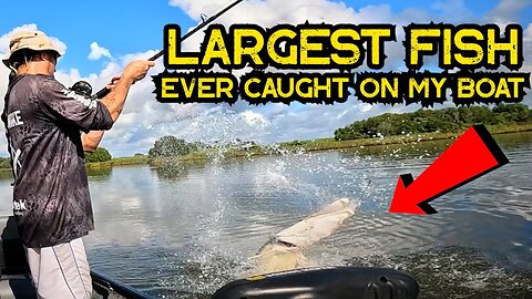 JangoMike Biggest Fish EVER Landed on my Bass Boat 2024