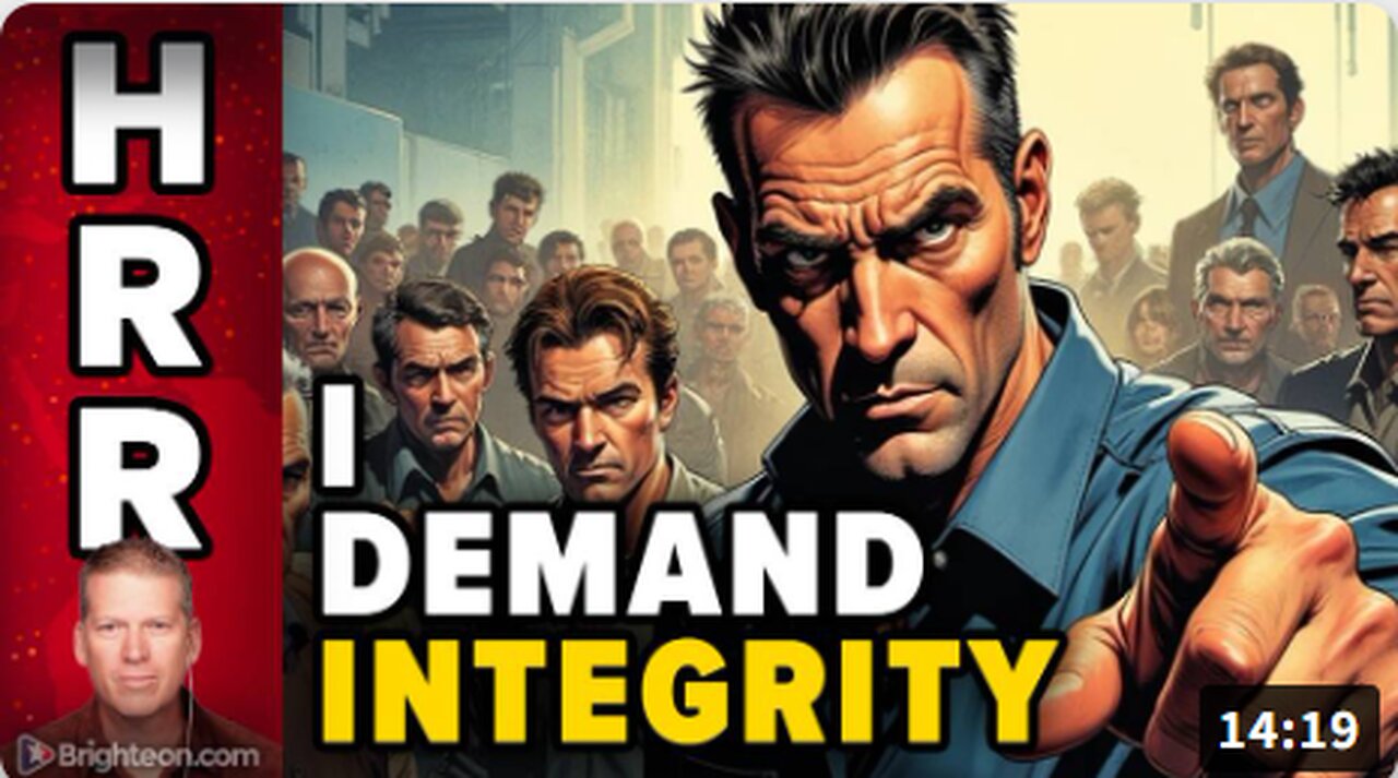 I DEMAND INTEGRITY from others, just as I demand it of myself