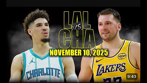 Charlotte Hornets vs Los Angeles Lakers game highlights