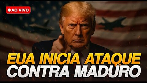 Trump anuncia CAPTURA DE MADURO após ataques na Venezuela