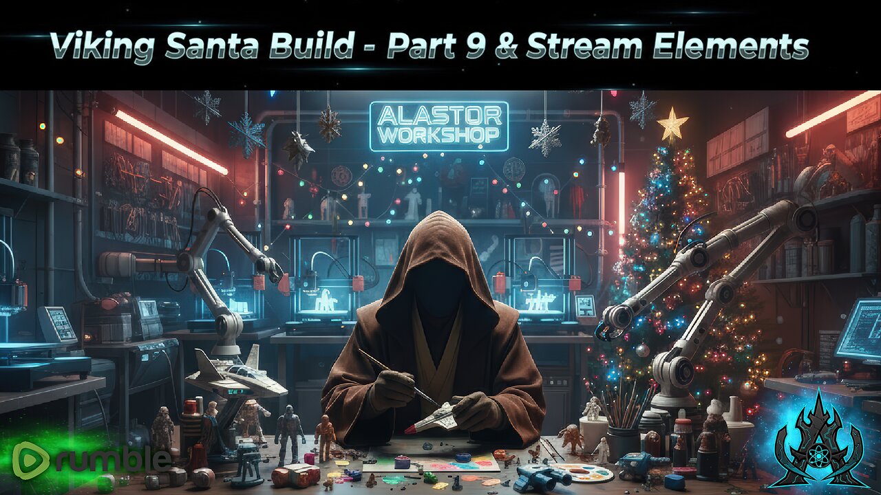 Viking Santa Sculpting Part 9: Final detailing! Stream Elements and 3D Printing