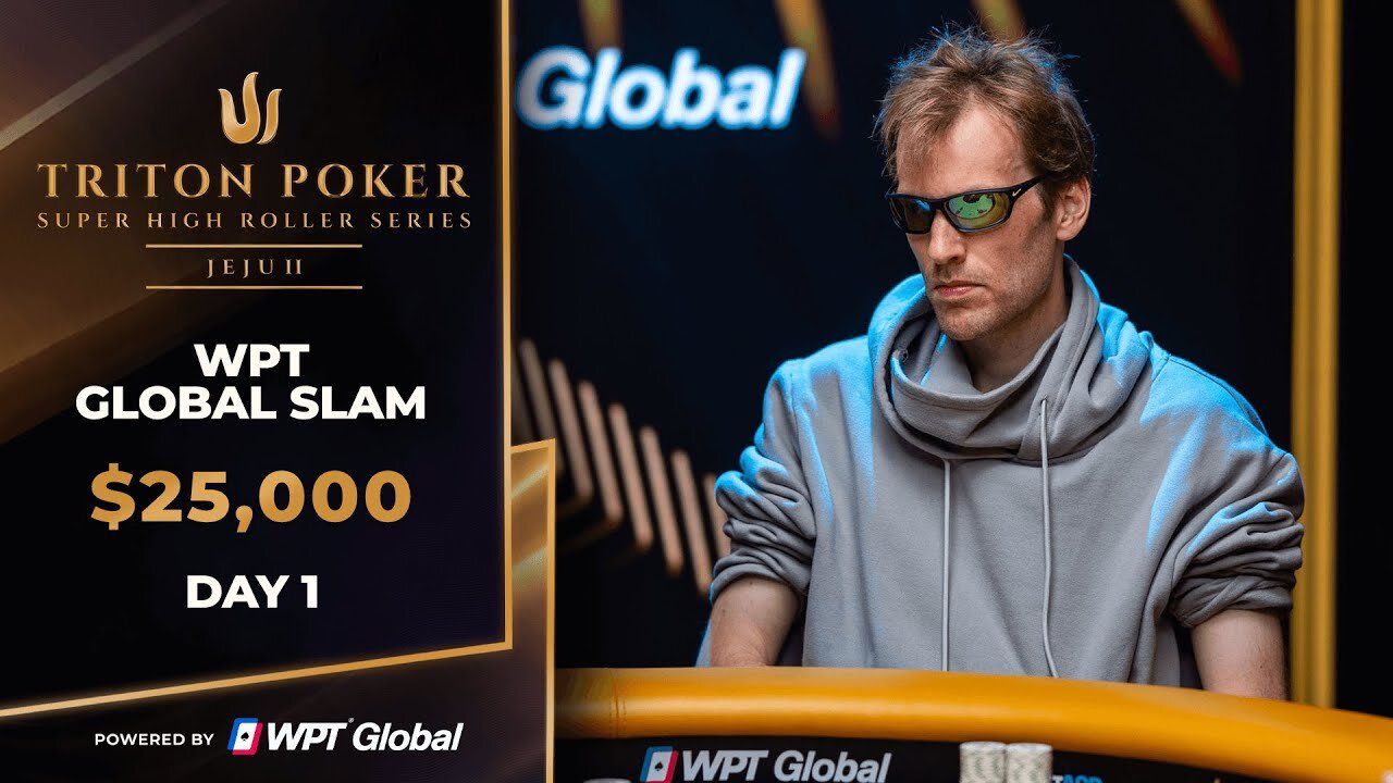 Live : $25K NLH WPT Global Slam – Event #1, Day 1 | Triton Poker Series Jeju II 2025