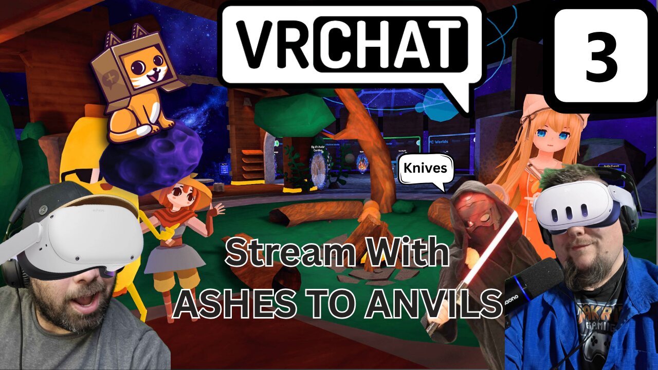 Playing VRChat with ASHES TO ANVILS!! Stream 3