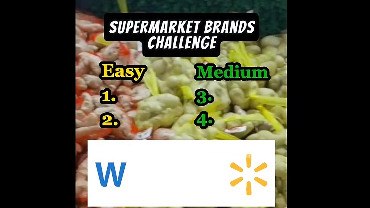 Supermarket Logos Challenge