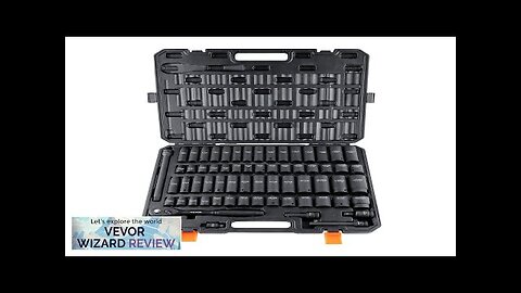 VEVOR 1/2" Drive Impact Socket Set 65 Piece Socket Set SAE 3/8" Review