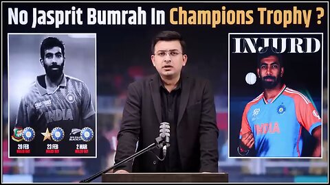 No Jusprit Bhumarah In Champion Trophy