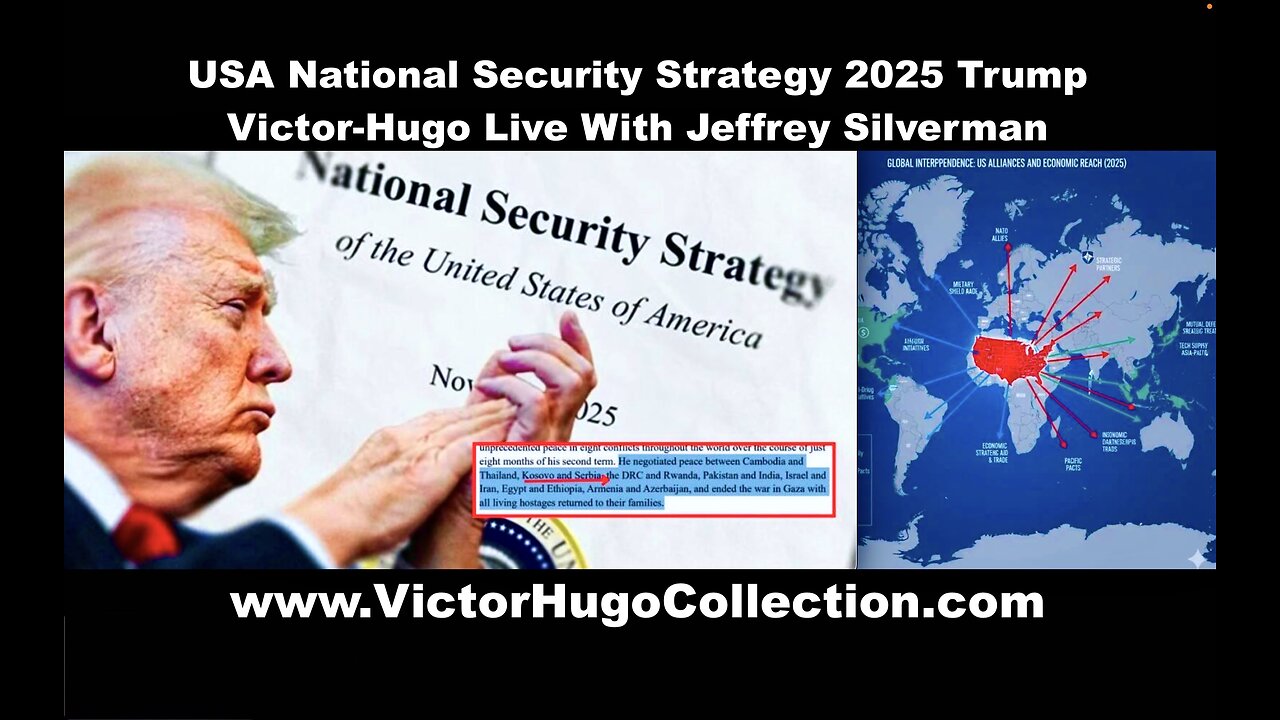Santa Asks Jeffrey Silverman About USA Pogroms Trump 2025 National Security Strategy Deadly Vaccines