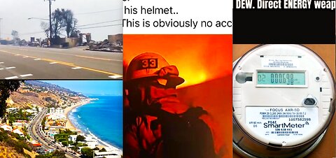 LOS ANGELES FIRES-ARE THESE DIRECTED "SMART" FIRES? NO ACCIDENT!?!?