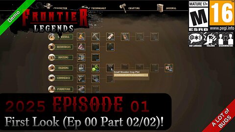 Frontier Legends (2025 Episode 01) First Look (Ep01 Part 02/02) Finishing the House!