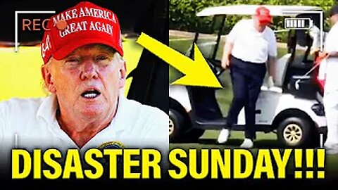 Trump has DISASTER SUNDAY as he LIMPS AROUND