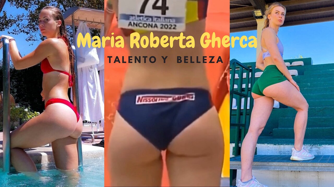 MARIA ROBERTA GHERCA la atleta mas Hermoza del Atletismo Italiano