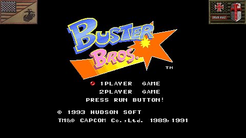 Buster Bros. (TurboGrafx CD - Attract Mode) [NA Version of "ポンピング・ワールド"]