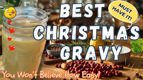NEVER Stress! The Best Make Ahead Christmas Gravy & Turkey Gravy Hack