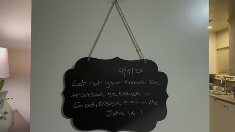 Hanging Chalkboard Signs, Large 14.3x10.3 Acrylic