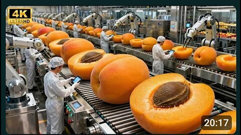 Inside a Modern Apricots Jam Processing Plant || Process of Factory
