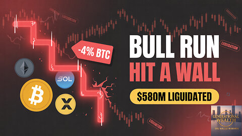 Crypto Bull Run HIT A WALL: $580M Liquidated in 24 Hours (BTC, ETH, XRP Panic)