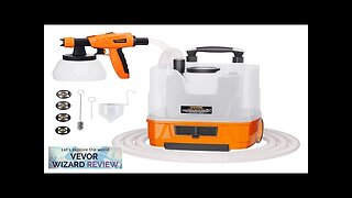 VEVOR Paint Sprayer 1300W Electric Spray Paint Gun with Air Hose 1300ml Review