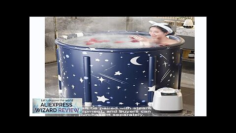 Foldable Bath Bucket PVC Material Hot Bath Ice Bath Ice Therapy Sauna Review