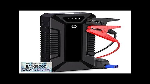 1000A 7200mAh/26.64Wh Portable Car Jump Starter Large Capacity Battery Power Supply Review