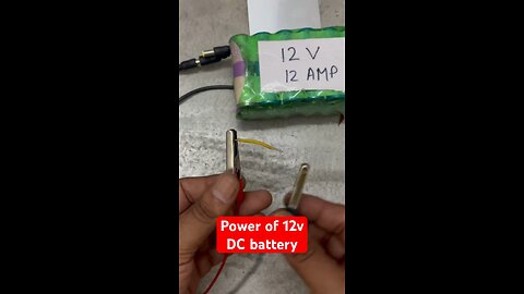 Real Power Test of 12V DC Battery | Voltage and Current Output