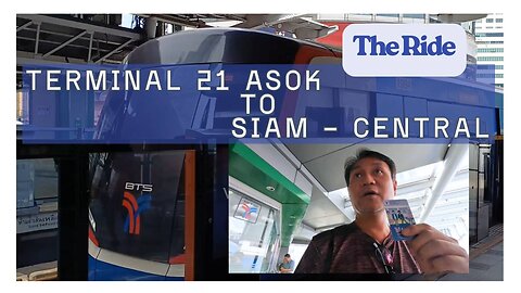 BTS Skytrain Experience: Asok to Siam - Central World!