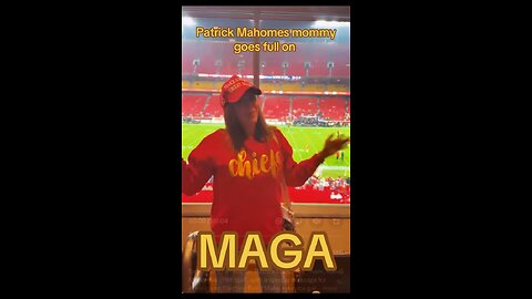 Patrick Mahomes’s mommy is full. Maga and his daddy is a drunk. welcome to the Super Bowl.