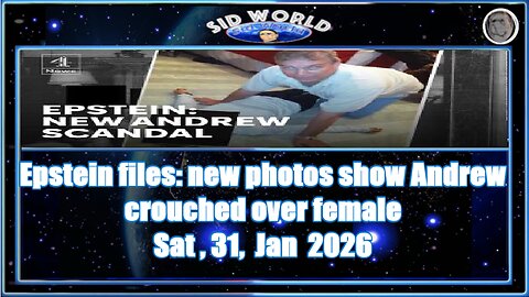 Epstein files-new photos show Andrew crouched over female